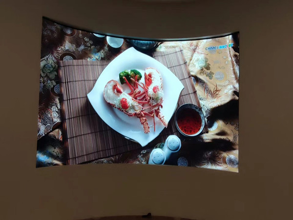 福贡室内P2.5弧形LED屏